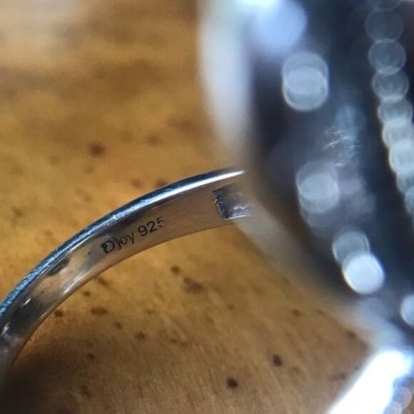 Natural Royston Blue Horizon Turquoise Sterling Silver Horseshoe Ring Size 9 - Picture 6 of 9